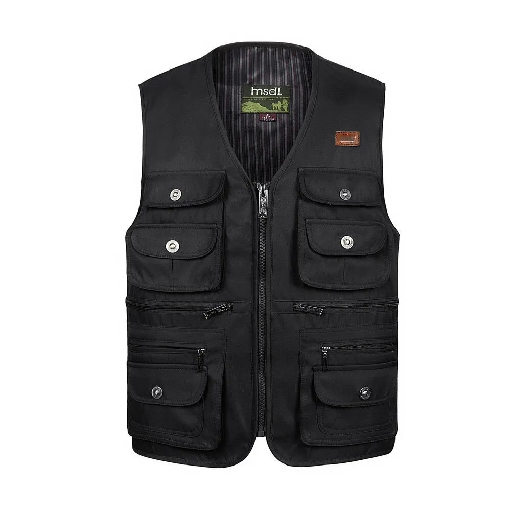 Multipocket Motorcycle Vest