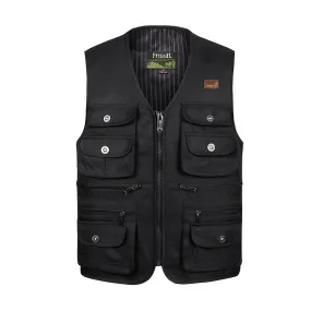 Multipocket Motorcycle Vest
