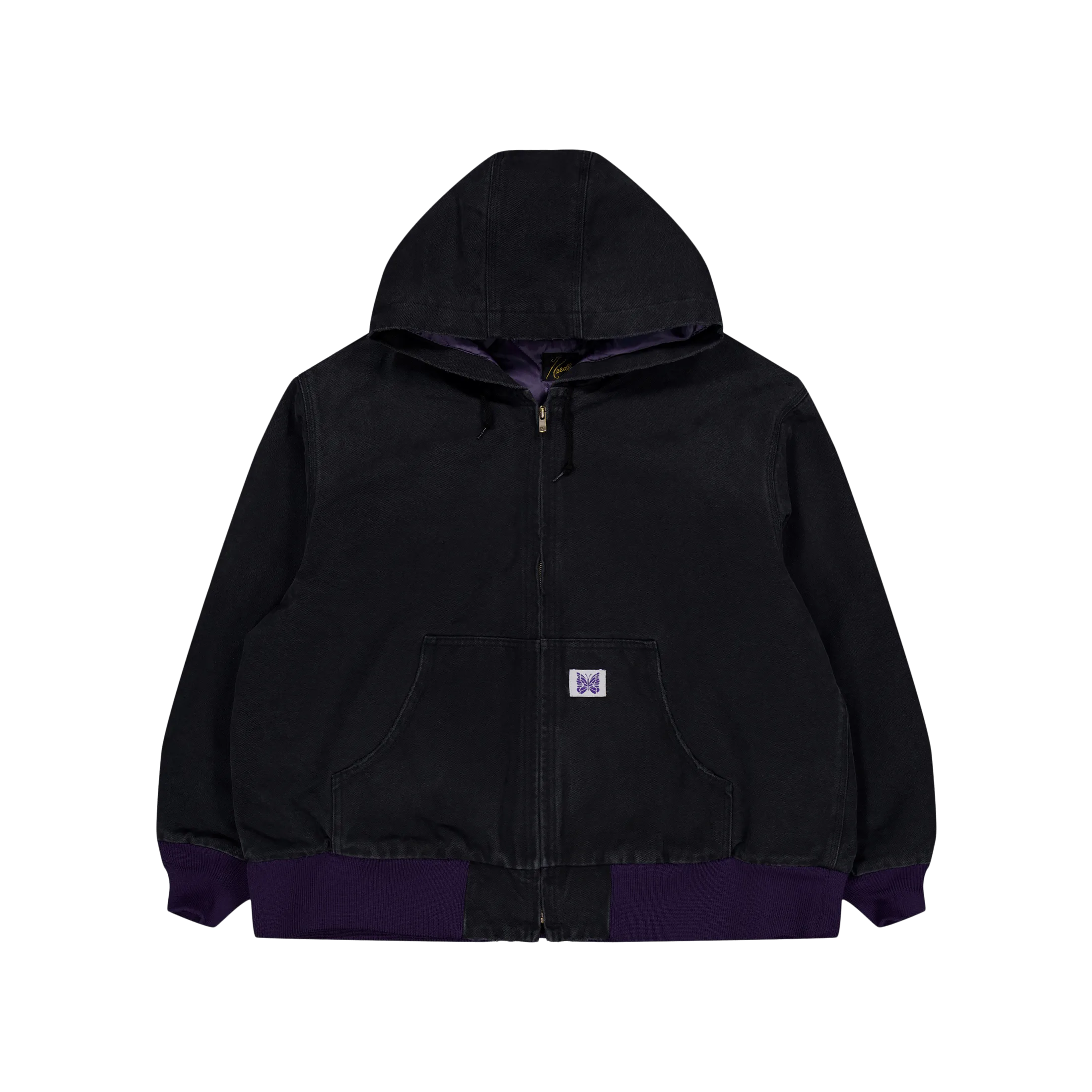 Needles Zipped Work Hoody - 16 Black