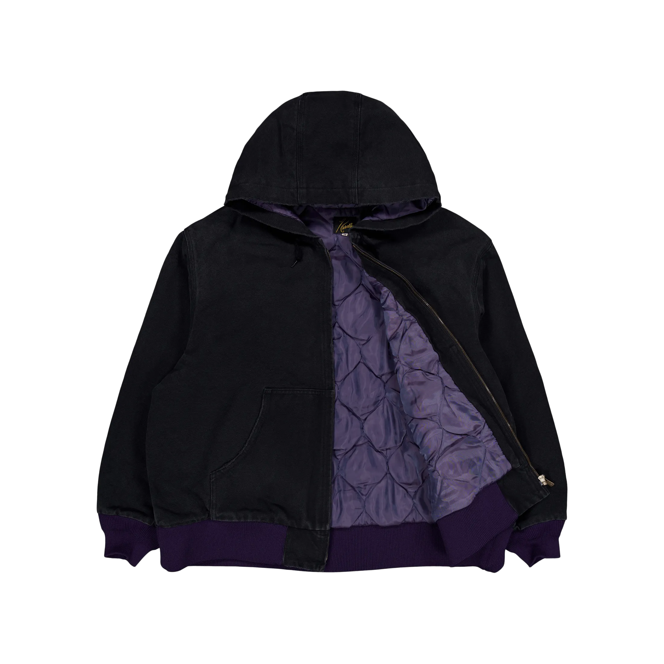 Needles Zipped Work Hoody - 16 Black