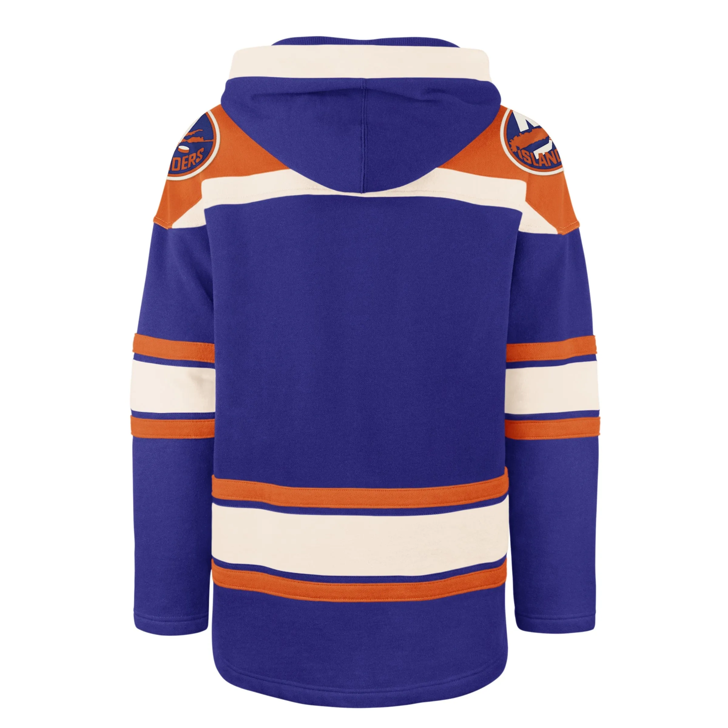 New York Islanders NHL 47 Brand Men's Royal Blue Heavyweight Lacer Hoodie