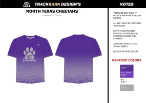 North-Texas-Cheetahs Mens Stretch Light Training Tee