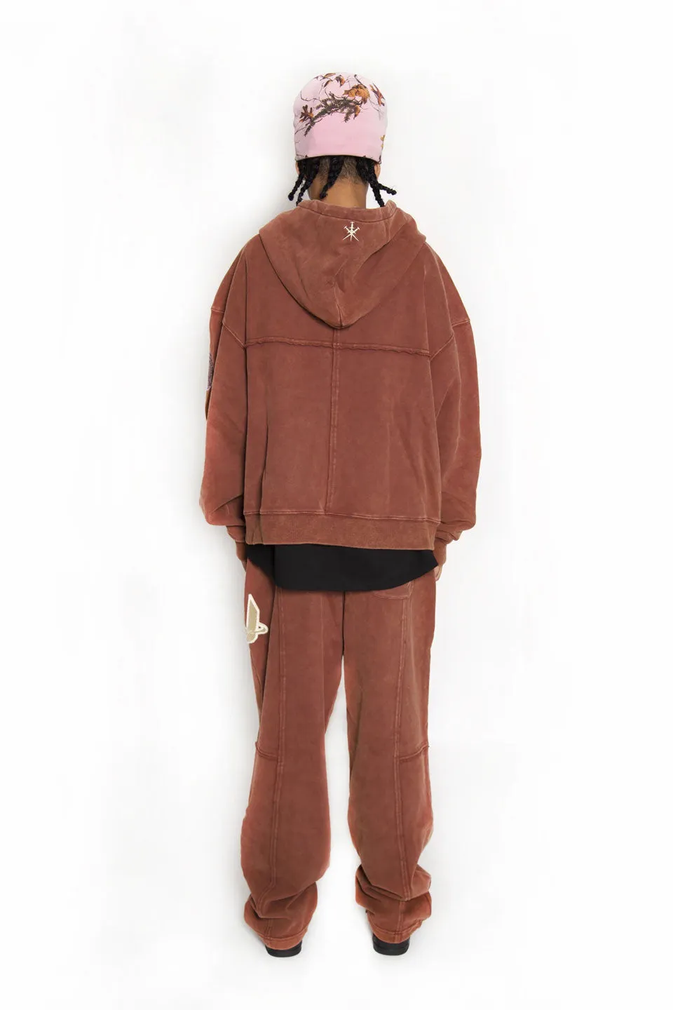Panel Details Acid Dyed Jogger