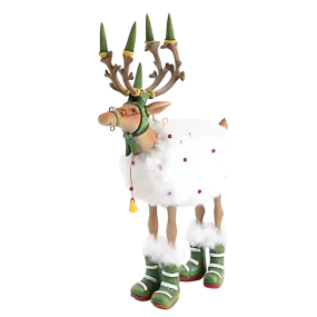 Patience Brewster Dash Away Blitzen Reindeer Figure