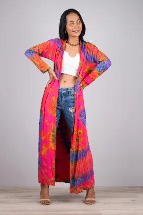 Pink Tie Dye Robe