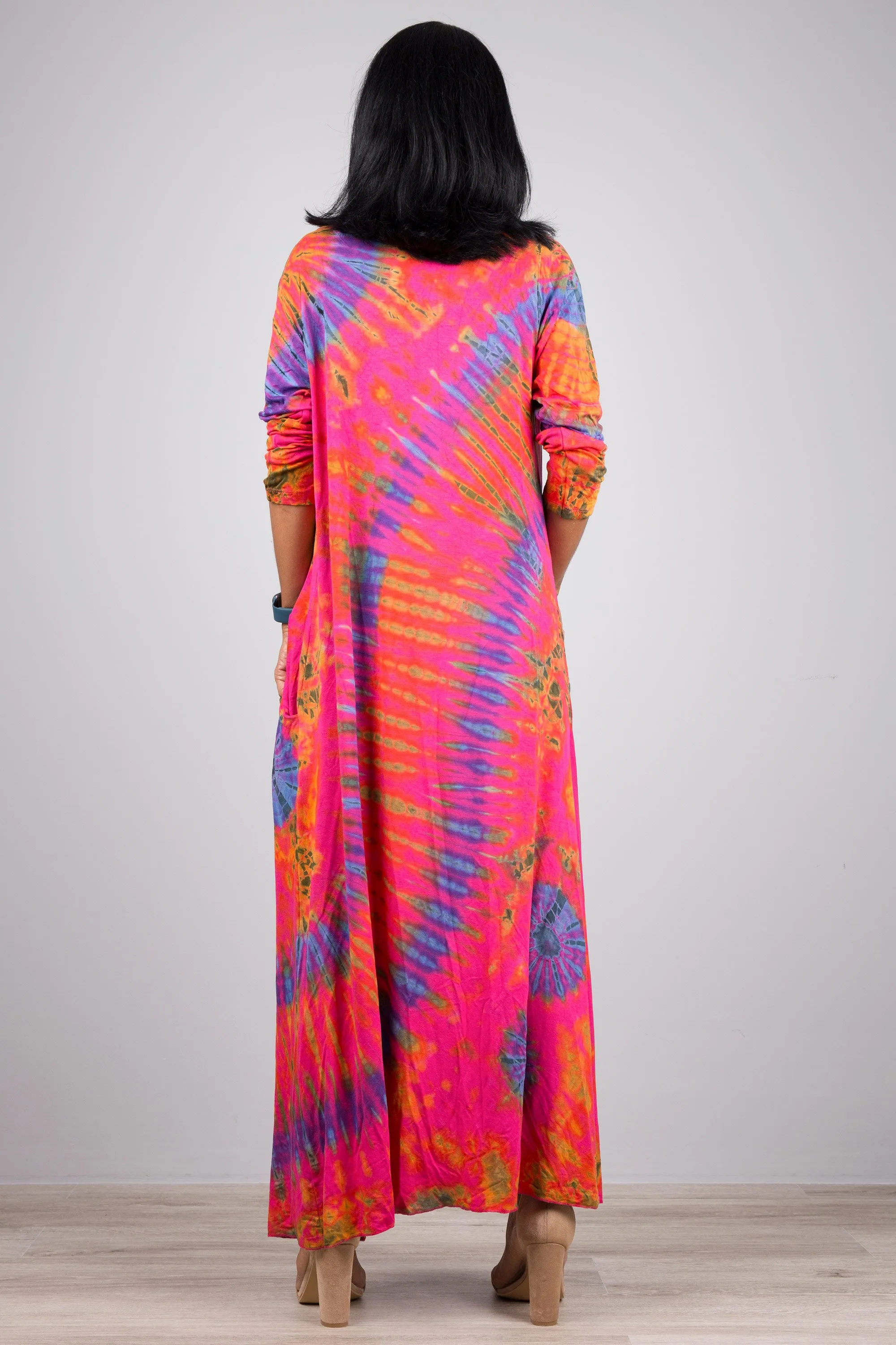 Pink Tie Dye Robe