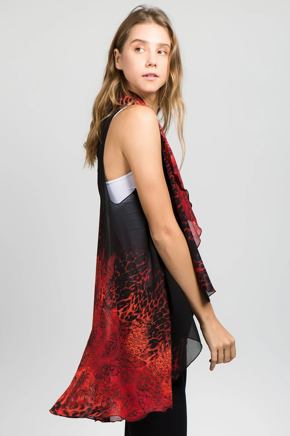 PN-11 animal ombre vest