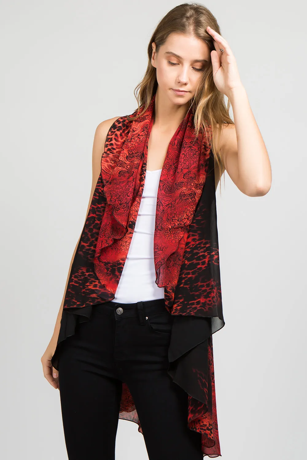 PN-11 animal ombre vest