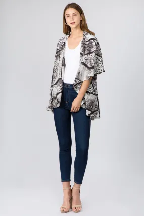 PN-96B6 multi animal print & line vest
