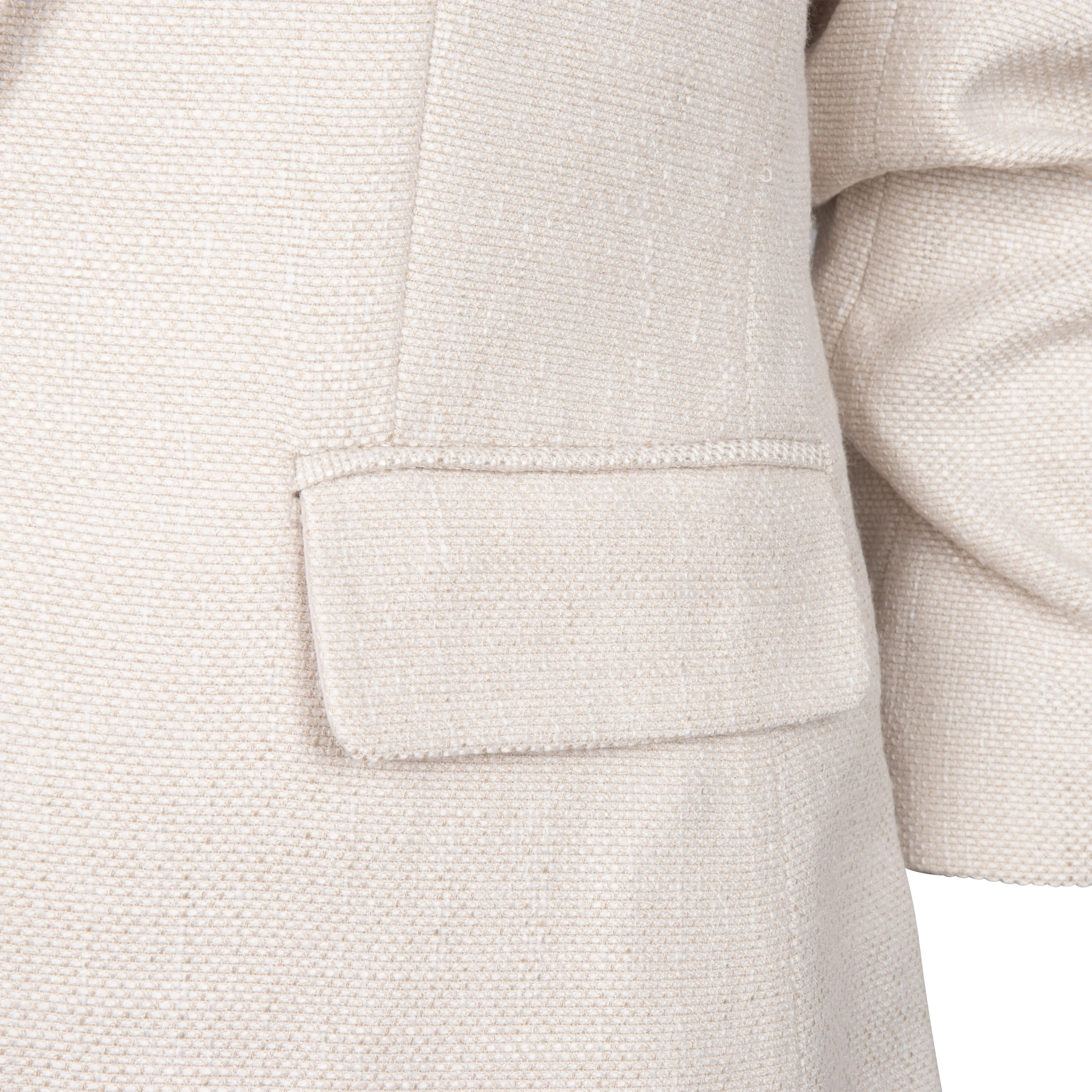 RESTOCKED!! Linen Look Blazer / Sand