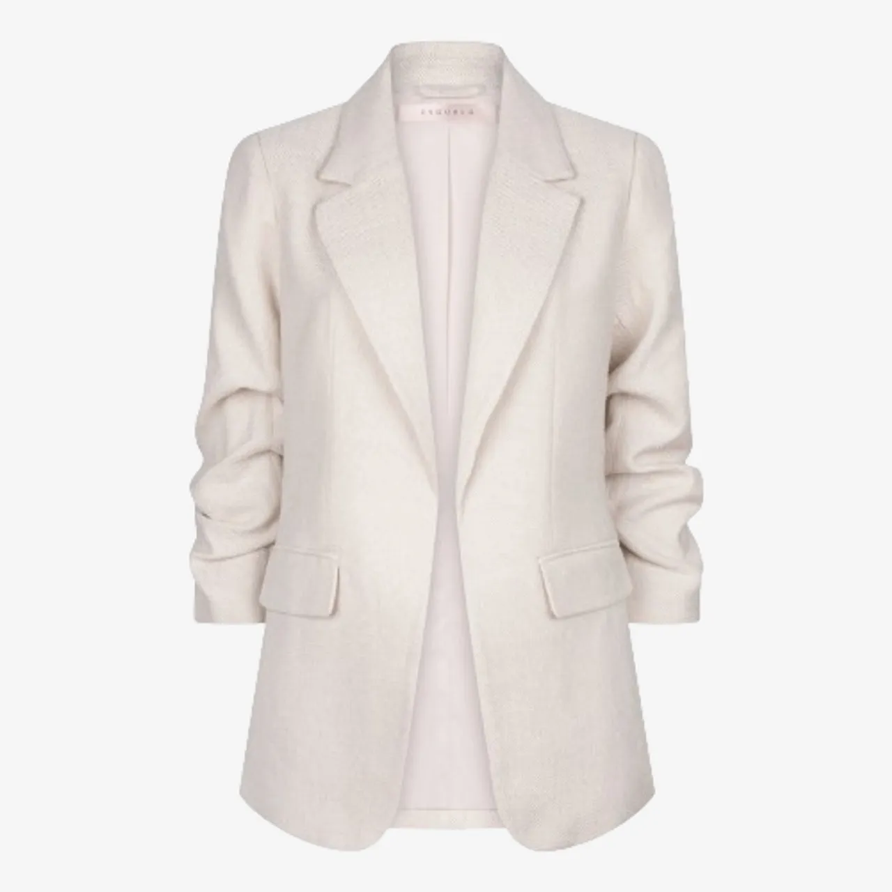 RESTOCKED!! Linen Look Blazer / Sand