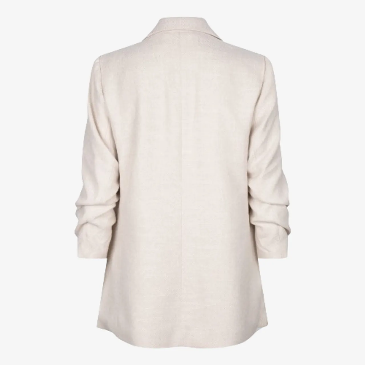 RESTOCKED!! Linen Look Blazer / Sand