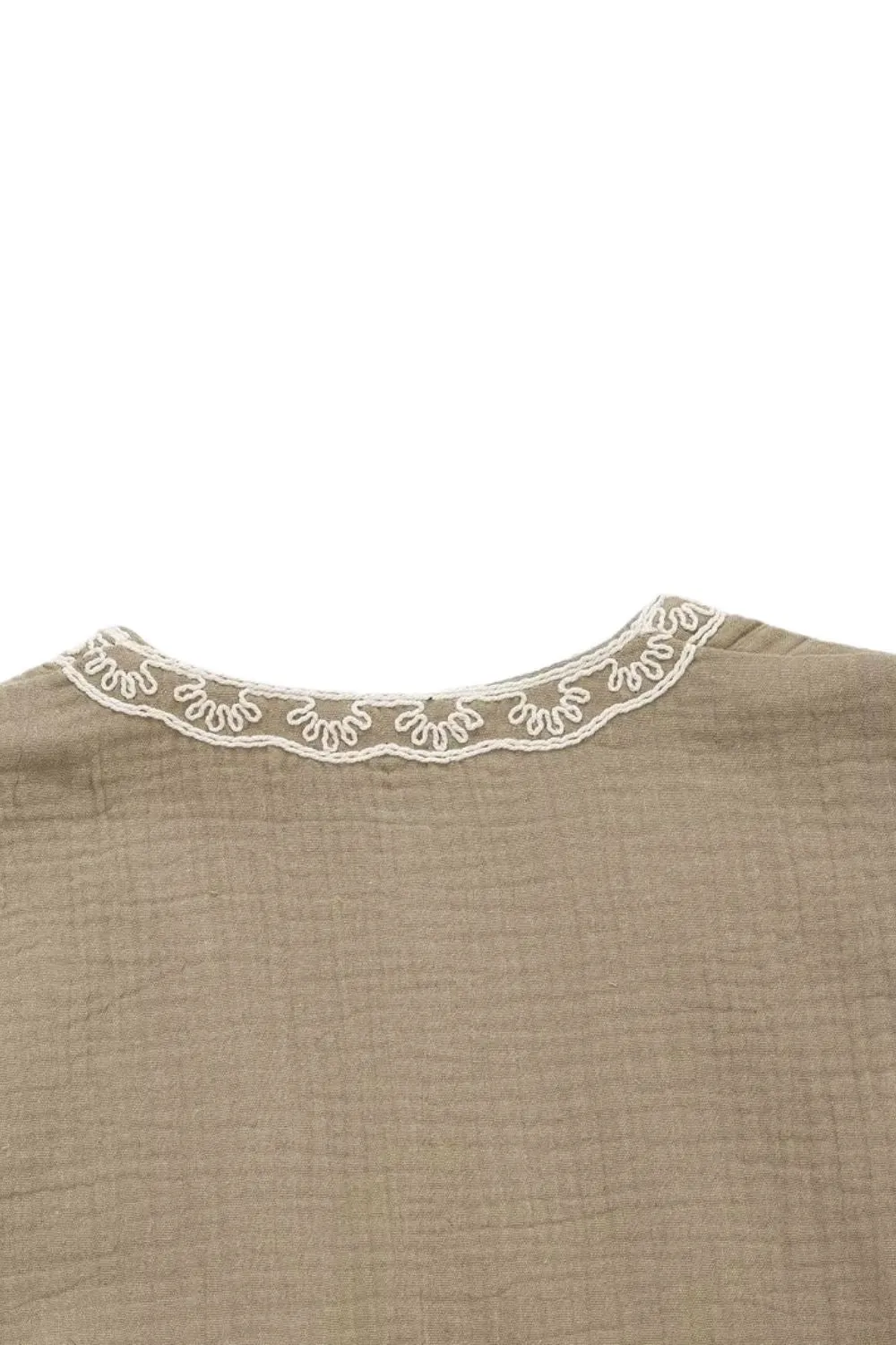 'Ruby' Short Embroidered Tank Top