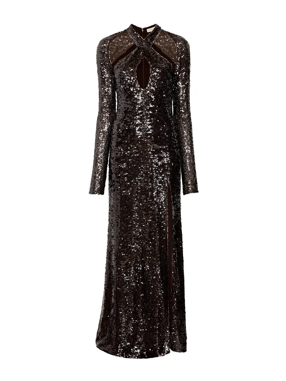 Sequin Keyhole Gown