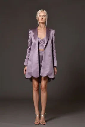 Silk Satin Radzimir Structured Blazer