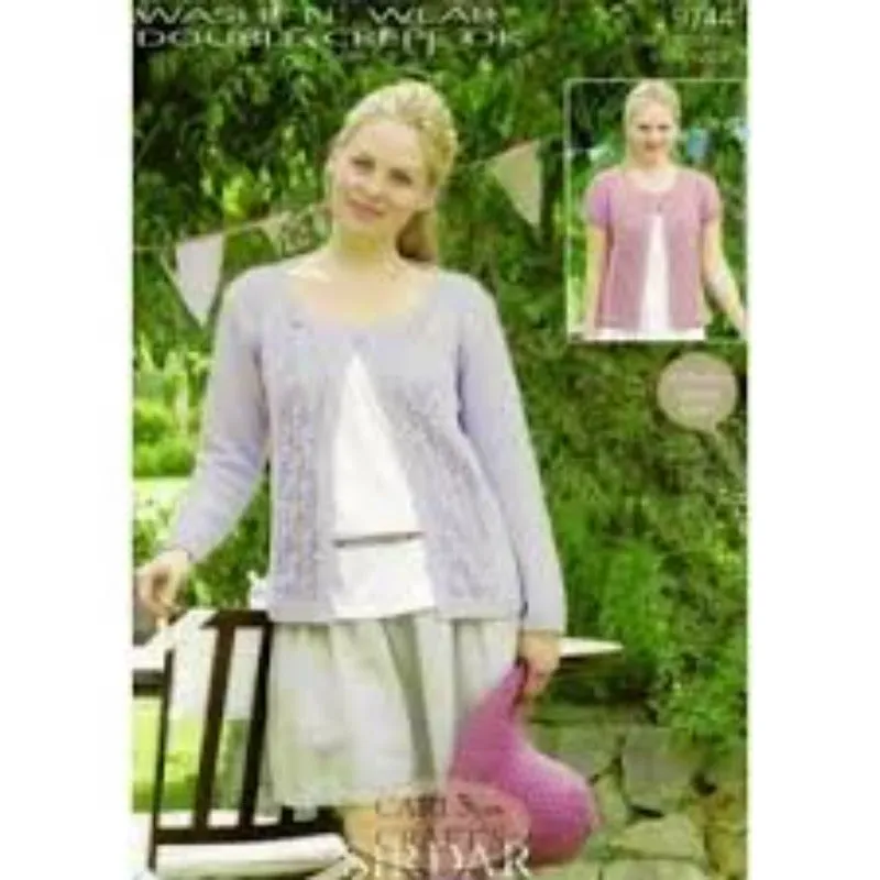 Sirdar Wash 'n' Wear Double Crepe DK Yarn Pattern Leaflets
