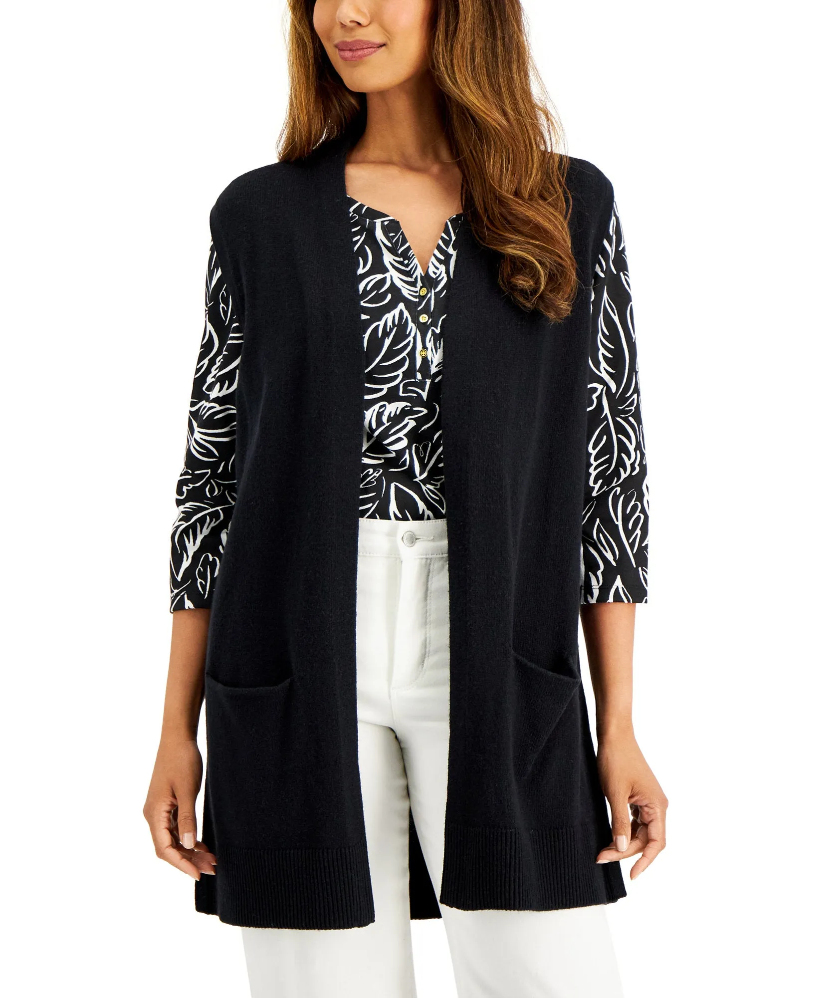 Solid Duster Vest