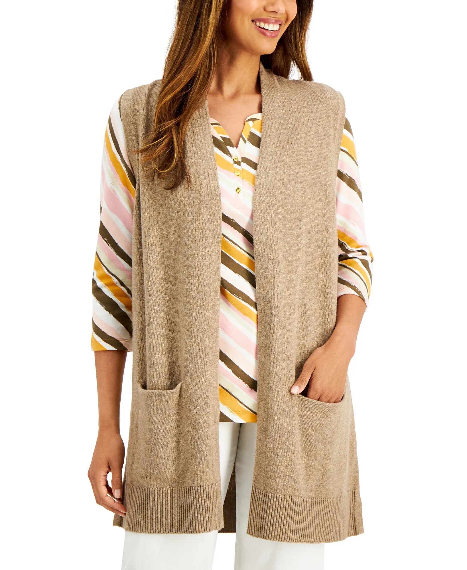 Solid Duster Vest