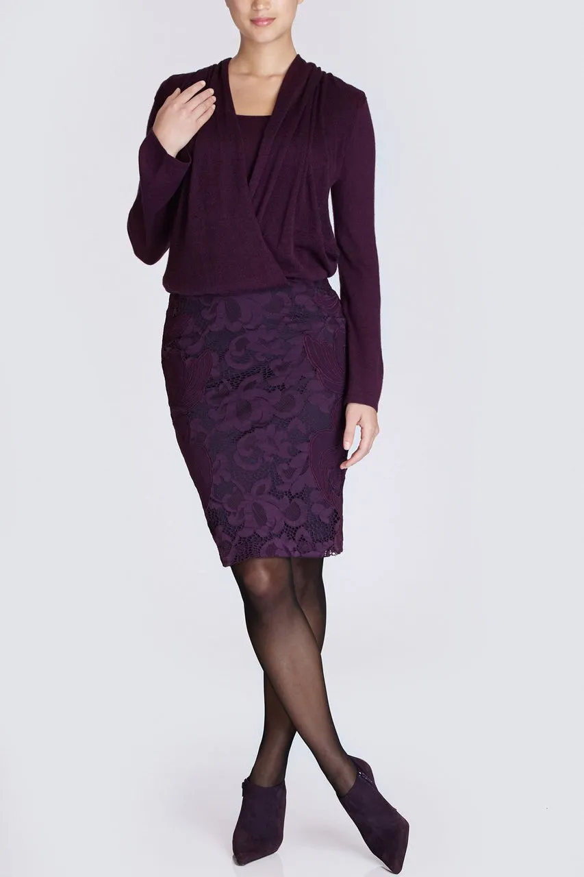 Stretch Lace Skirt