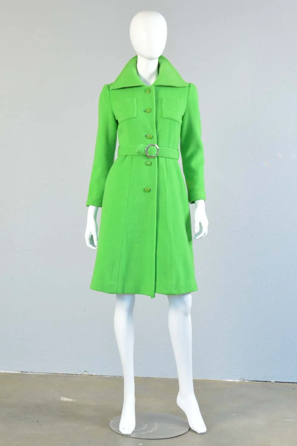 Thelma 60s Space Age Camel Hair Coat