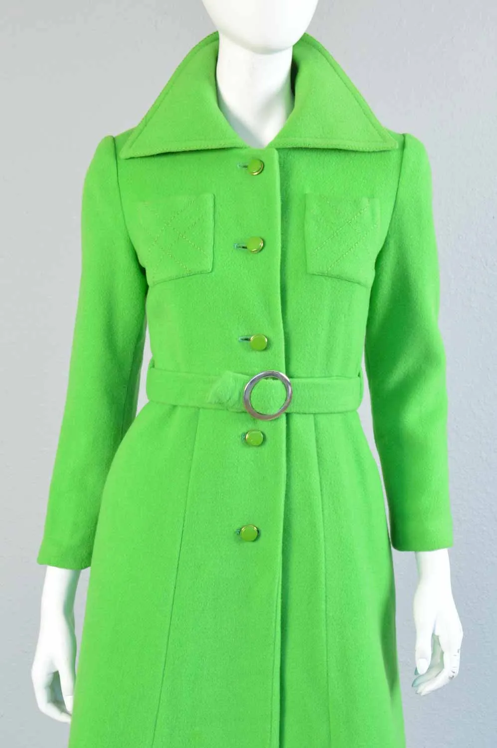 Thelma 60s Space Age Camel Hair Coat