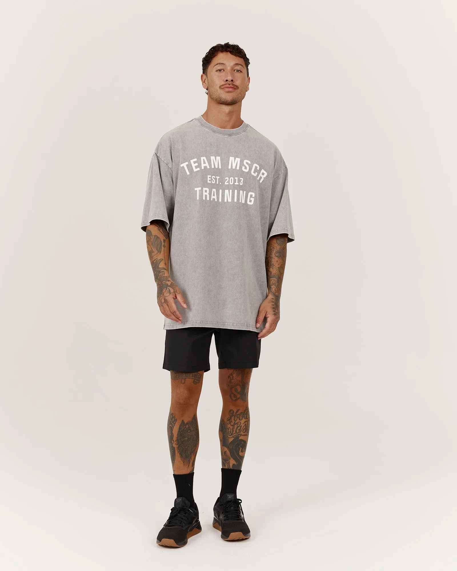 TIMELESS TEAM TRAINING TEE - FADED GREY