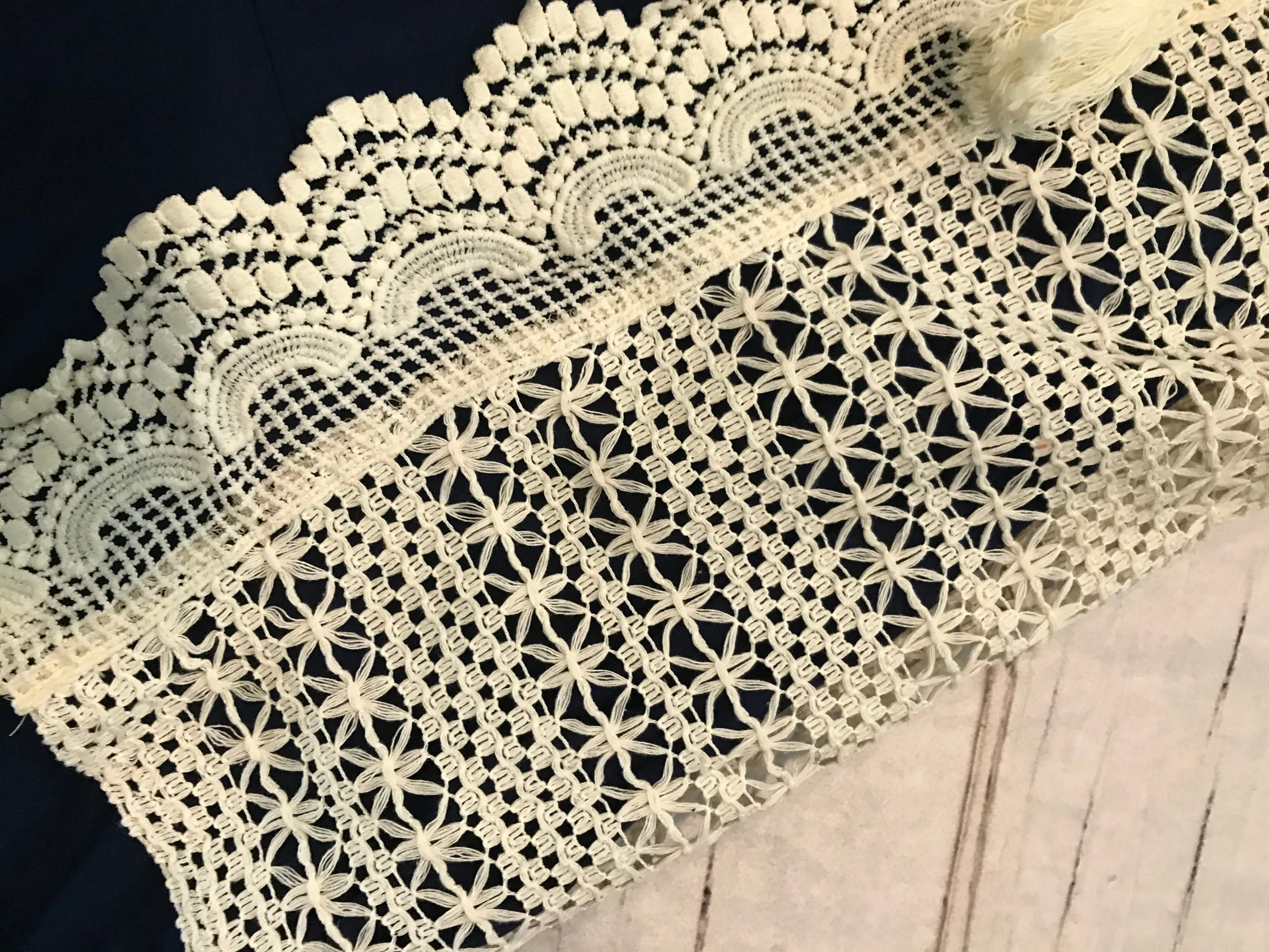 Trista Crochet Duster- Cream CLEARANCE