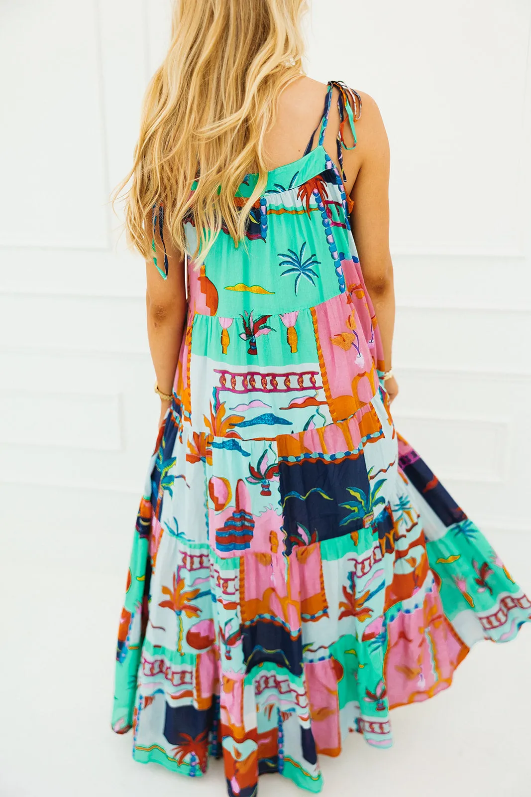 Tropic Maxi Dress - Blue Multi