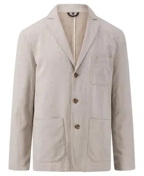 Twotone Structured Blazer - Stone