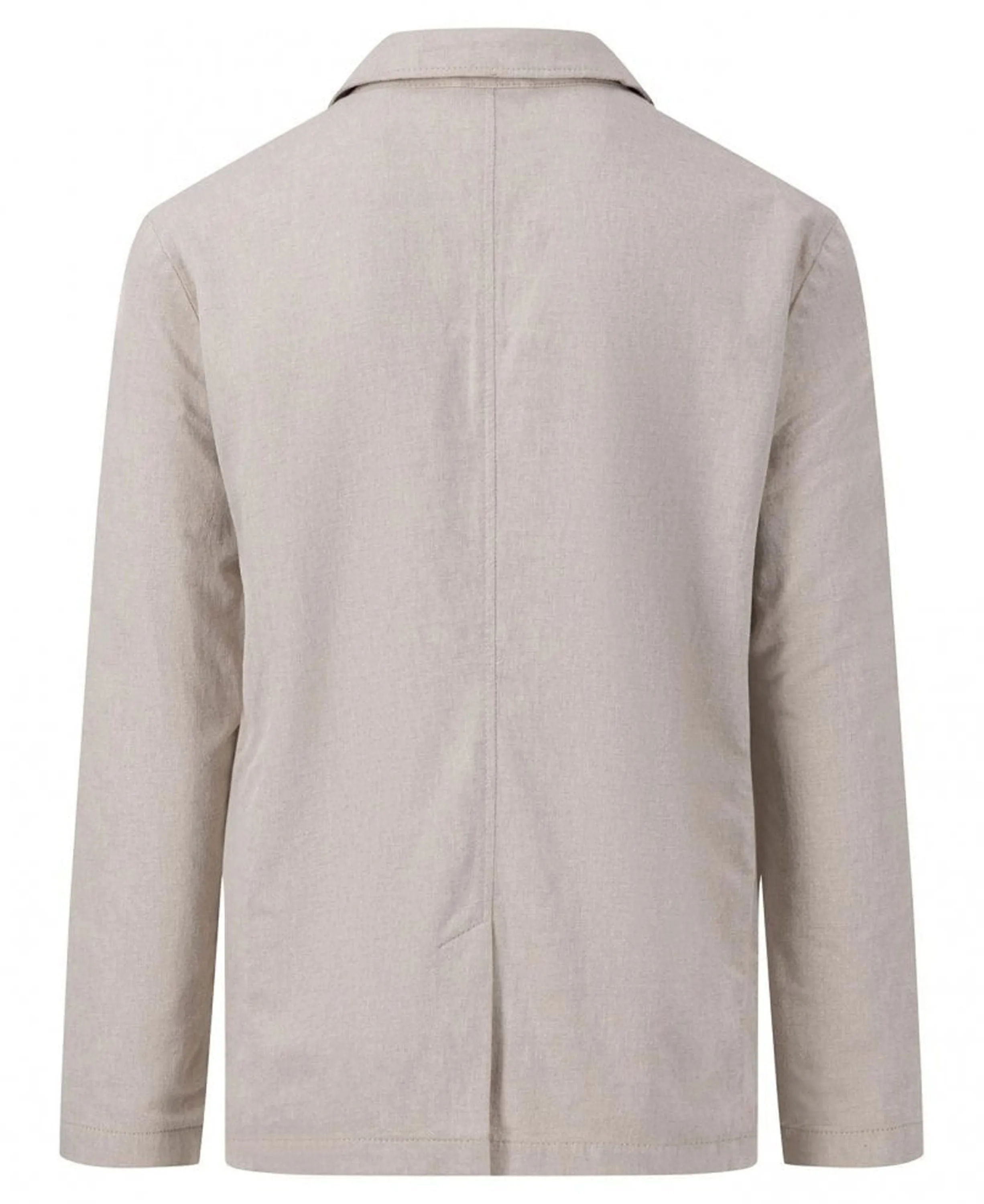 Twotone Structured Blazer - Stone