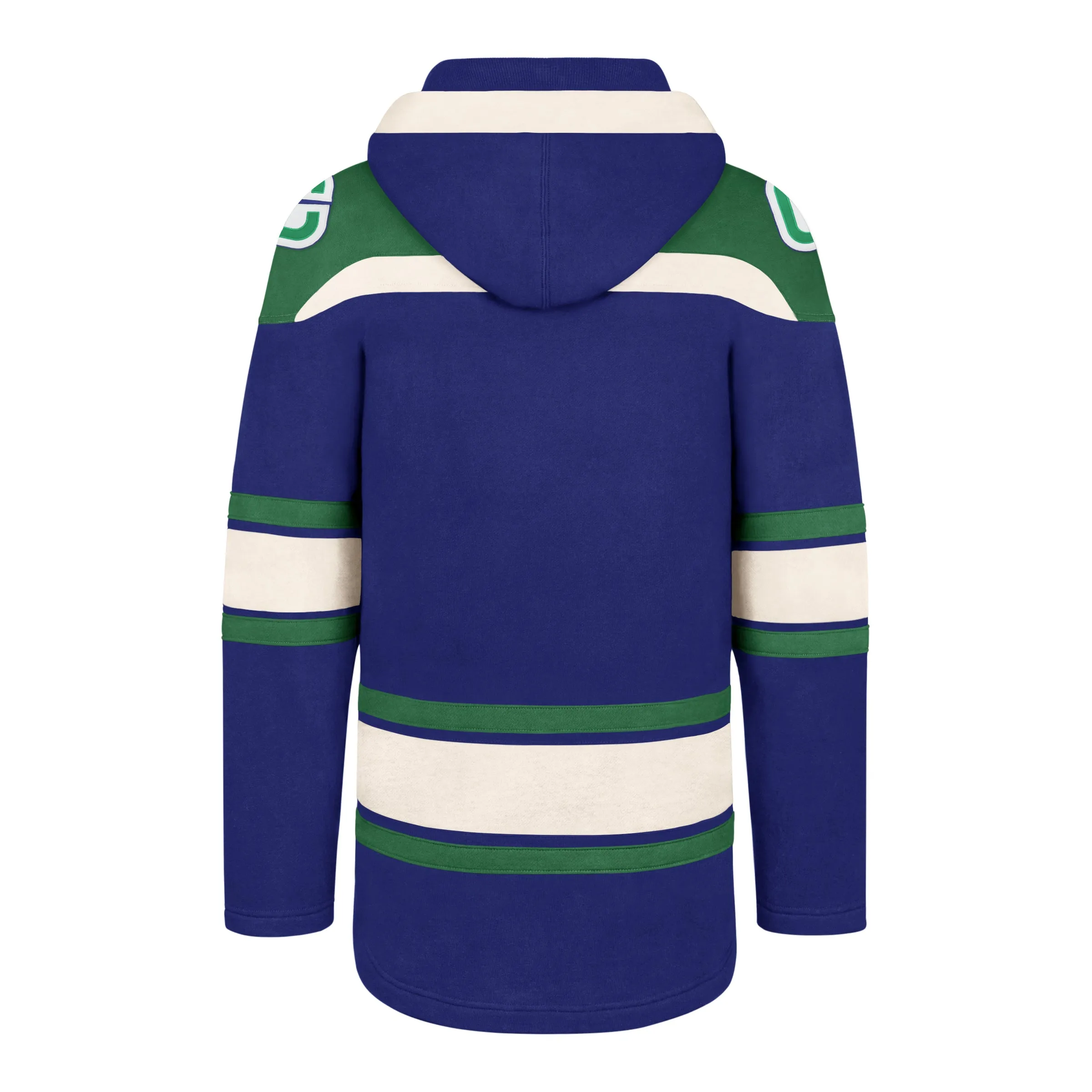 Vancouver Canucks NHL 47 Brand Men's Royal Blue Heavyweight Lacer Hoodie