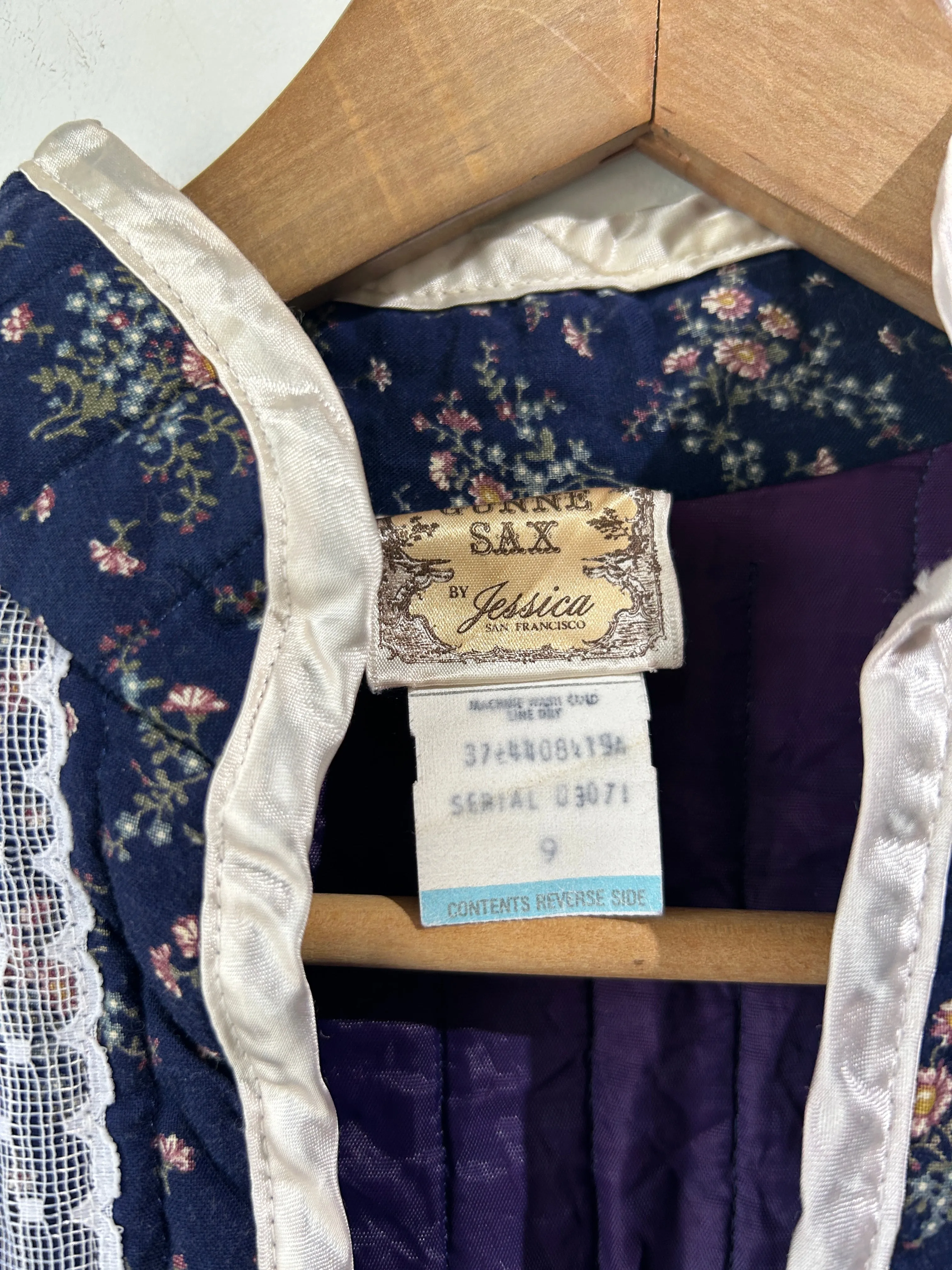 Vintage Gunne Sax Denim Dress and Jacket Set