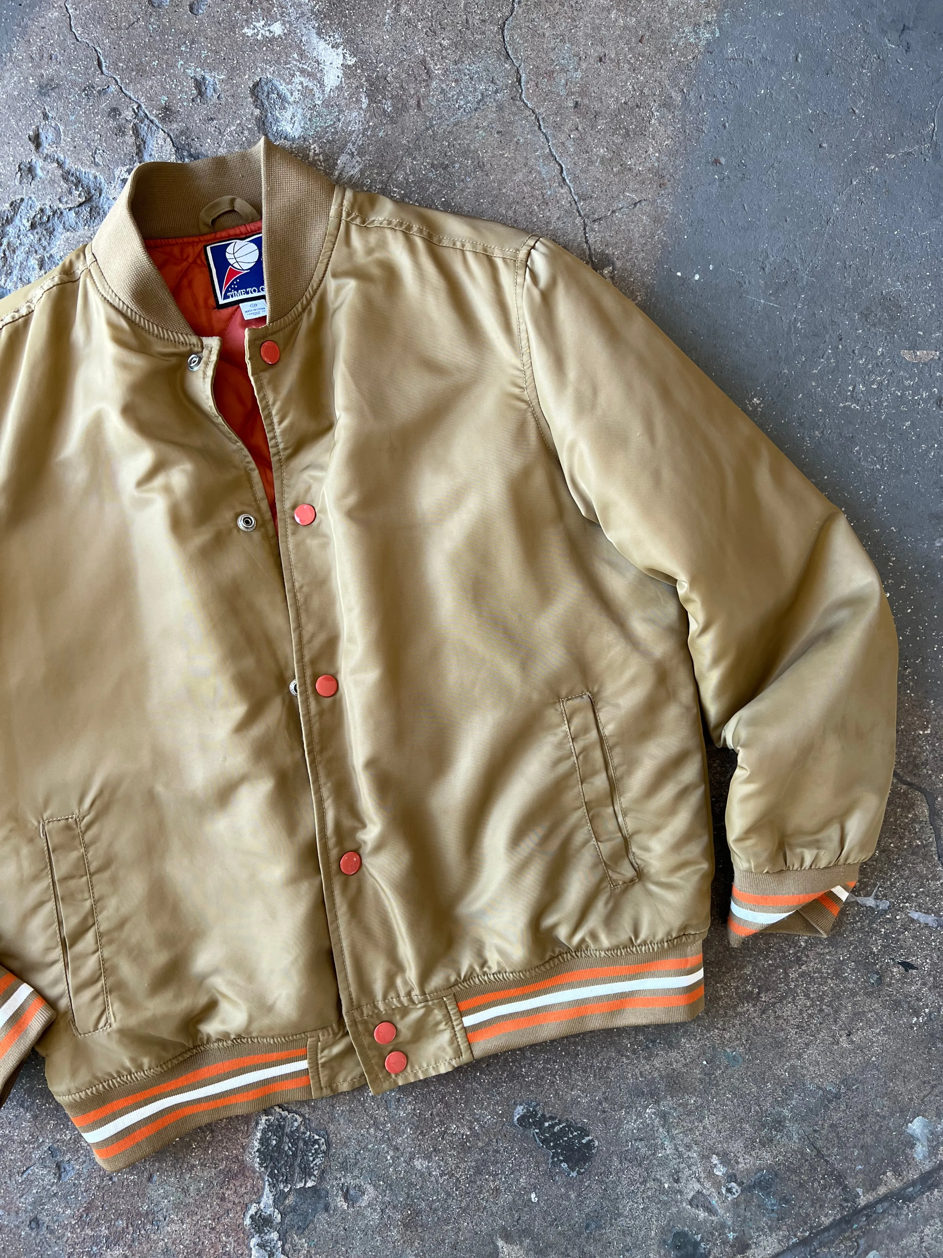 Vintage Khaki Bomber