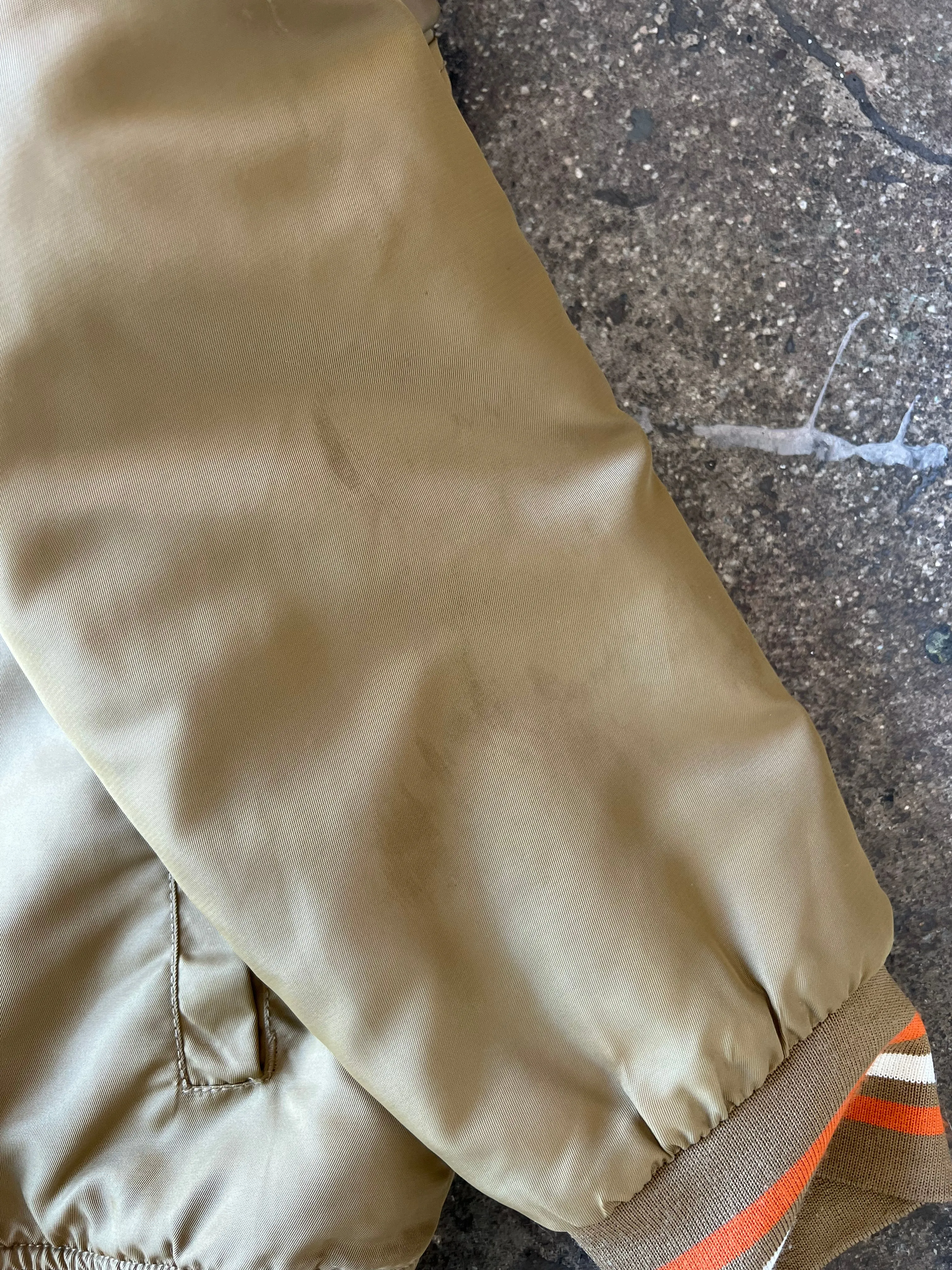 Vintage Khaki Bomber
