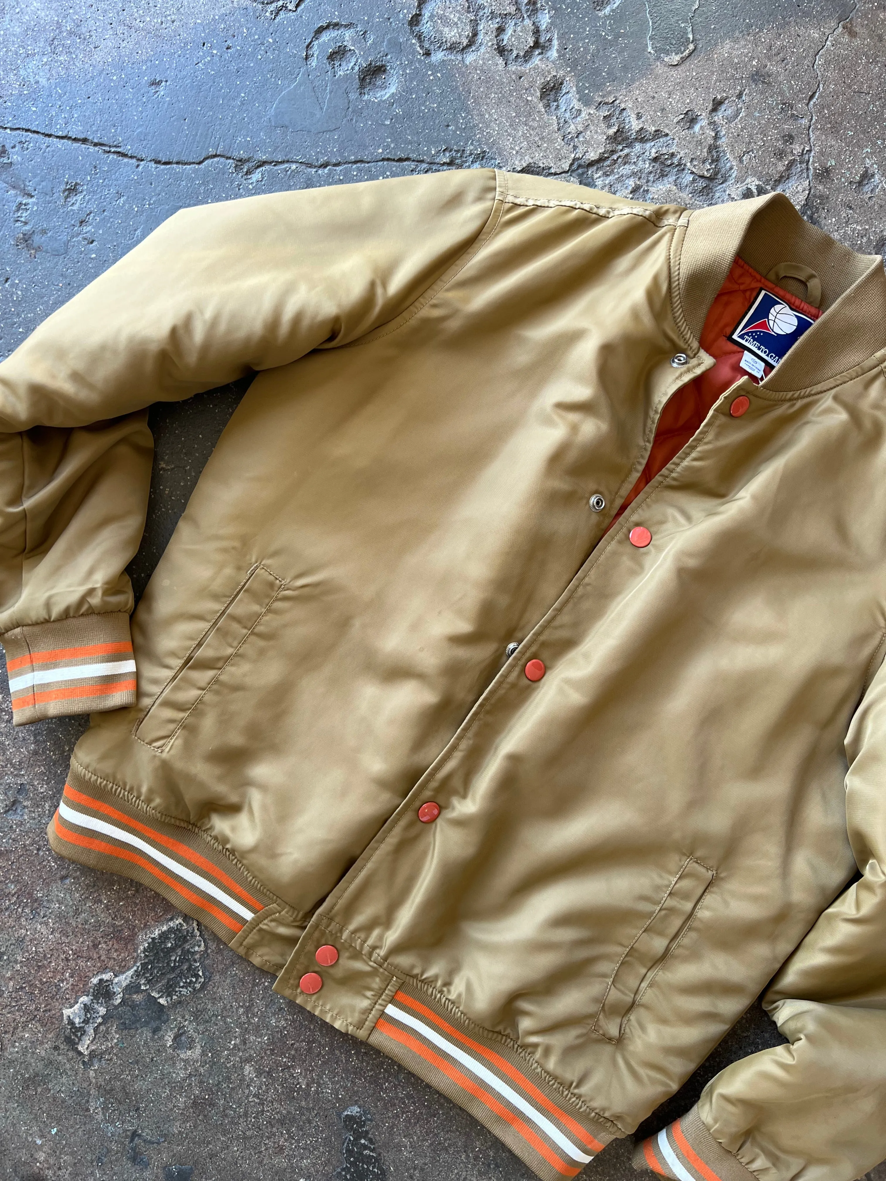 Vintage Khaki Bomber