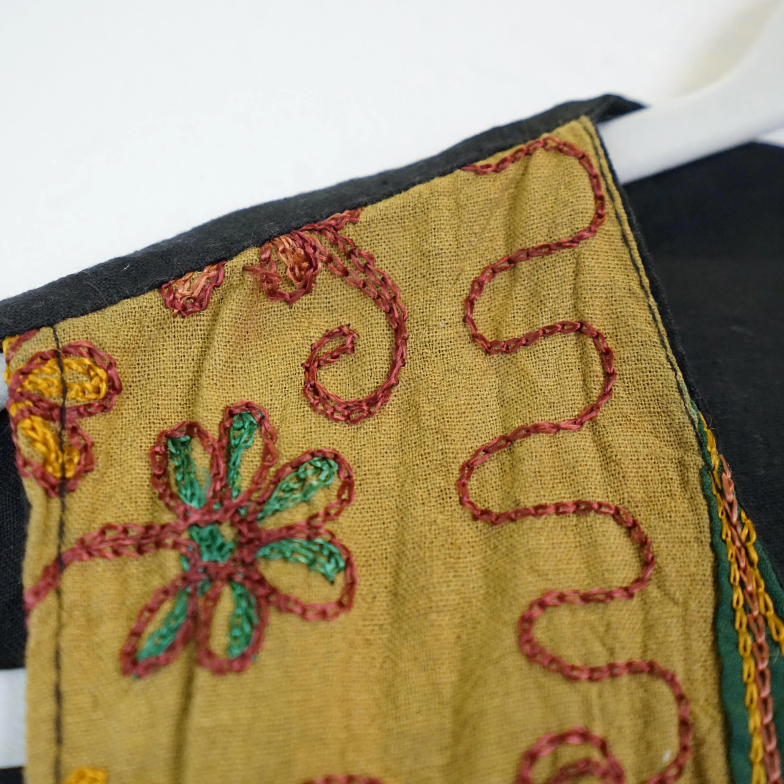 Vintage Vest Size M-L handmade embroidery