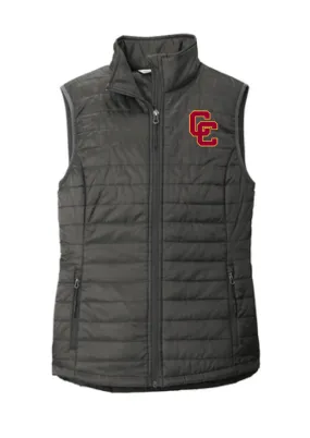 Women's Black CC Embroidered Vest