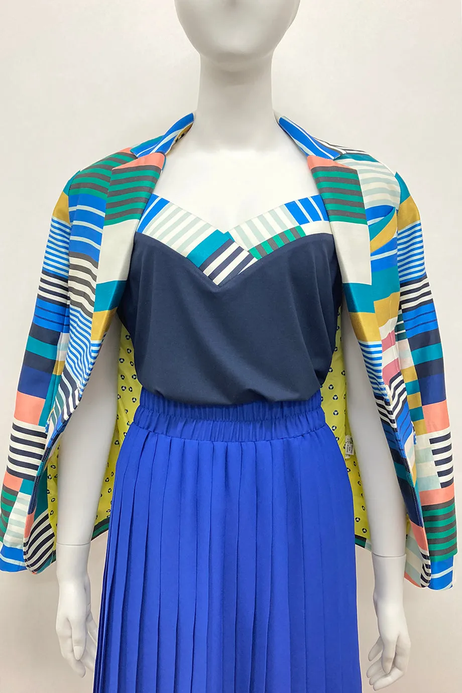 WORLD 4630 Explicit Blazer Multi Stripe