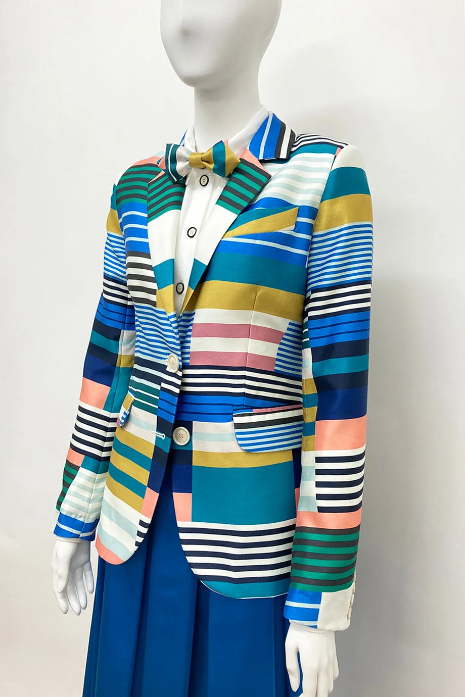 WORLD 4630 Explicit Blazer Multi Stripe